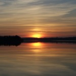Sunset Over Garadise Lake
